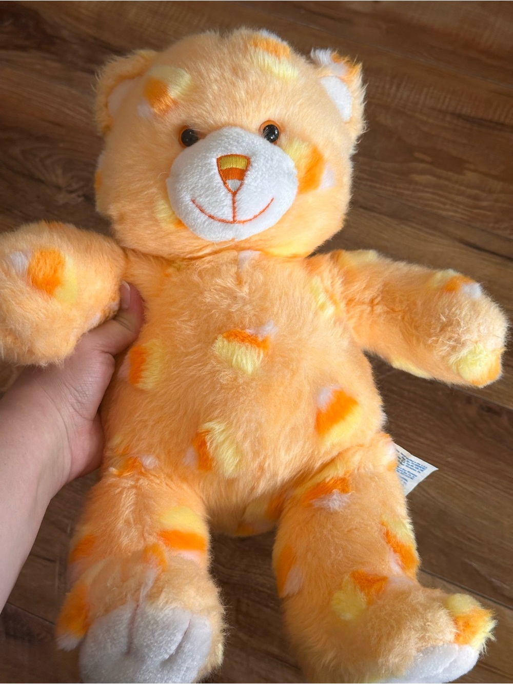Build-A-Bear Orange & Yellow Plush Bear